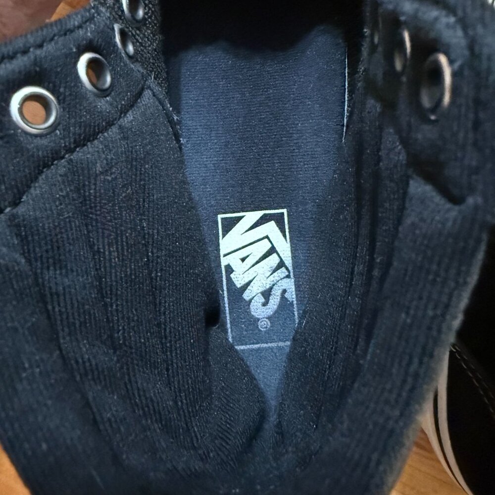 Vans Sanitized Sk8 Hi Shoes Sneaker Black White Women 8.5 High Top Skate - Picture 11 of 11